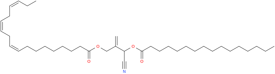 2 [cyano [hexadecanoyl]oxymethyl]prop 2 enyl octadec 9z,12z,15z trienoate